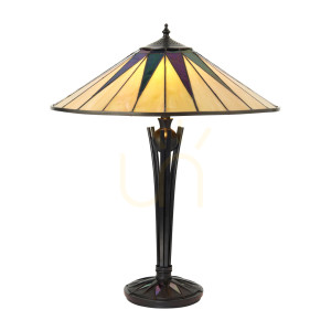 Lampa Stołowa Dark star Tiffany Wielokolorowy 64045 Interiors