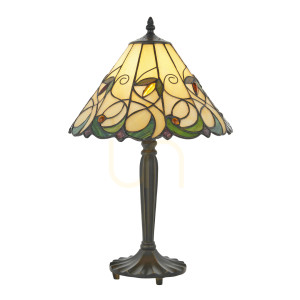 Lampa Stołowa Jamelia Tiffany Wielokolorowy 64195 Interiors