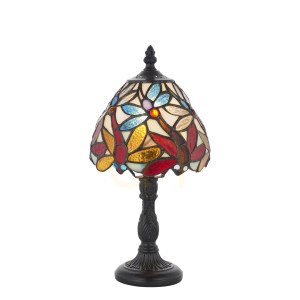 Lampa Stołowa Lorette Tiffany Wielokolorowy 64246 Interiors