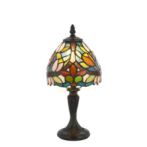 Lampa Stołowa Sylvette Tiffany Wielokolorowy 64331 Interiors