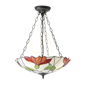 Lampa Wisząca Botanica Tiffany Wielokolorowy 70946 Interiors