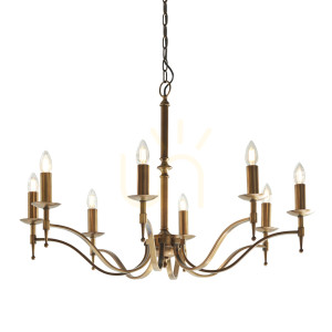Lampa Wisząca Stanford Mosiądz CA1P8B Interiors