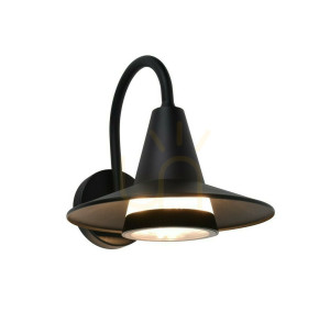 Kinkiet zewnętrzny Lutec Swan 5213901012 czarny aluminium IP54 24 cm