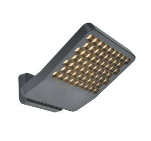 Kinkiet zewnętrzny LED Lutec Atlantis 24W 3000lm szary aluminium IP54