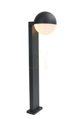 Kinkiet zewnętrzny Lutec LOOMA 7138001118 szary aluminiowy 70 cm