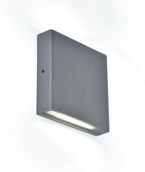 Kinkiet zewnętrzny LED Lutec PILI 5102601125 szary aluminium 8,5W 4000K