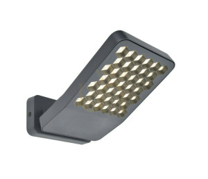 Kinkiet zewnętrzny Lutec Atlantis 7801601118 LED 13,7W szary aluminium