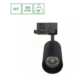 Reflektor 3F EUTRAC - ANDROMEDA CCT 3000K - 6000K 16W 230V 25st czarny