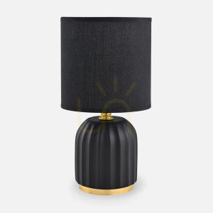 Lampa stołowa Zuma Line STOŁOWA HS8723-BL E14 czarna