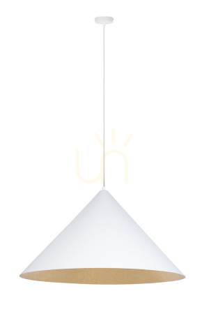 Lampa wisząca Sigma VESUVIO 3xE27 biało-złota 70 cm 41028