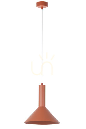 Lampa wisząca Sigma VITRUM ceglana 1xE27 stal lakierowana 26 cm 41114