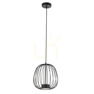 Lampa wisząca Sigma Bell Plus czarna GX53 12W SKU 40877