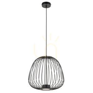 Lampa wisząca Sigma Bell Plus czarna GX53 1x12W 40878