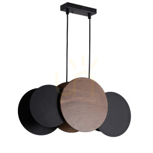 Lampa wisząca Sigma TOLA 3xE27 czarna 40893