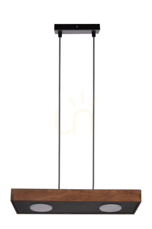 Lampa wisząca Sigma Dalia 2xGX53 czarno-brązowa 41004
