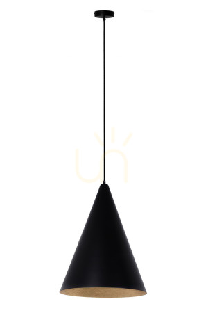 Lampa wisząca Sigma VESUVIO czarno-złota 35 cm E27 41036
