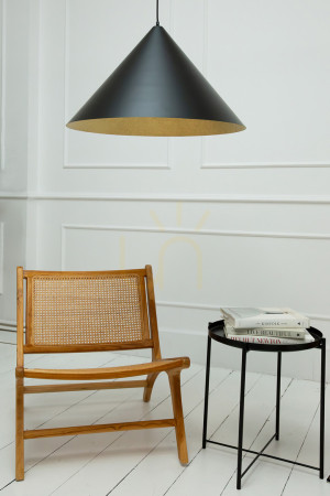 Lampa wisząca Sigma VESUVIO czarno-złota 70 cm E27 SKU 41037