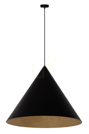 Lampa wisząca Sigma VESUVIO czarno-złota 77 cm E27 41039