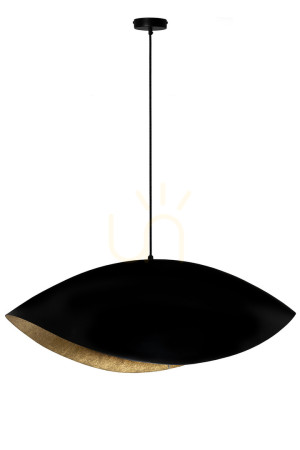 Lampa wisząca Sigma SONA czarno-złota E27 30 cm 41097