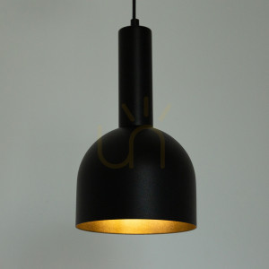 Lampa wisząca Sigma VITRUM czarna 1xE27 stal lakierowana 17 cm 41107