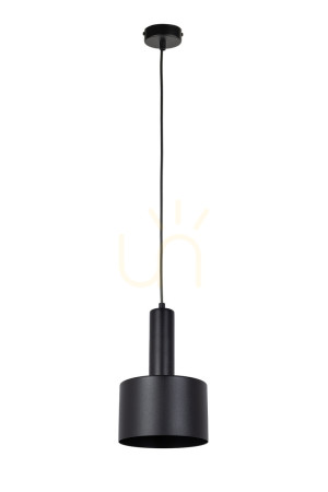 Lampa wisząca Sigma VITRUM czarna E27 stal lakierowana 17 cm 41109