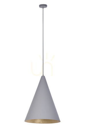 Lampa wisząca Sigma VESUVIO szaro-złota 1xE27 35 cm 41046