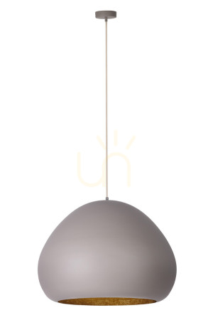 Lampa wisząca Sigma LAVA taupe złota 52 cm E27 41080