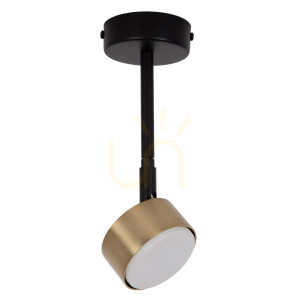Plafon Sigma NEMO GX53 czarny złoty szczotkowany 41085
