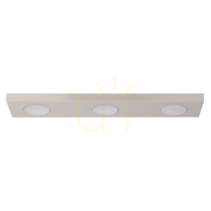 Plafon Sigma HERO 3xGX53 szary beż 55 cm stal lakierowana 40924