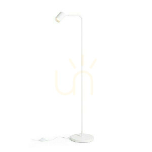 Lampa Stojąca Flynn I Podłogowa Biała 230 V Led Gu10 9 W