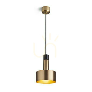 Lampa Wisząca Divina Mosiądz/Decor Czarny 230 V Led E27 5 W