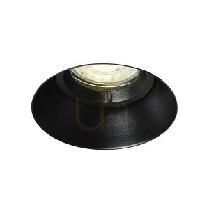 Oczko Sufitowe Ipso R Ip65 Wpuszczana Czarna 230 V Led Gu10 9 W