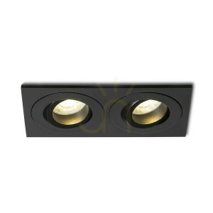 Oczko Sufitowe Galo Ii Wpuszczana Czarna 230 V Led Gu10 9 W Ip65