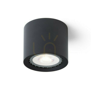 Downlight Kayal Sufitowa Czarna 230 V Led Gu10 9 W