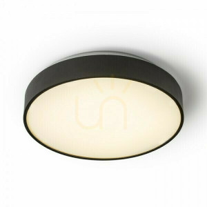 Plafon Mensa R 40 Sufitowa Czarna Matowa 230 V Led 28 W 3000 K