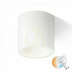 Oprawa Nasufitowa Gina Sufitowa Gipsowa 230 V Led Gu10 15 W