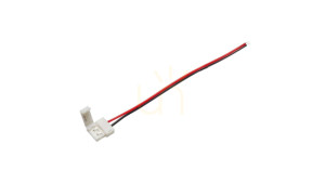 Złącze taśmy LED 10mm 1-stronne zatrz. z przewodem