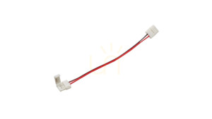 Złącze taśmy LED 10mm 2-stronne przewód z 2 zatrz.