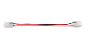 Złącze LED PRO C do taśm LED COB 10mm 2-stronne z przewodem