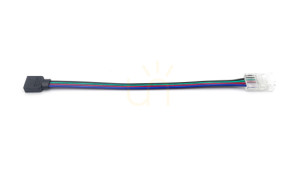 Złącze LED PRO D 10mm - gniazdo RGB