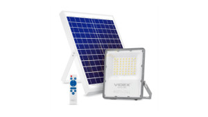 Naświetlacz LED 100W z panelem solarnym NW
