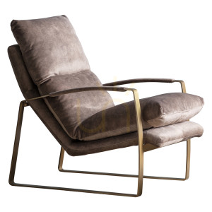Leżak Gallery Direct Fabien Mineral 65x96x92 cm 5055999253024