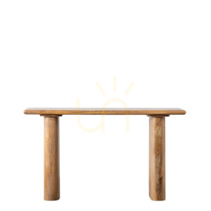 Stolik konsolowy Gallery Direct Hoffman 135x40 cm drewno mango naturalne