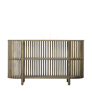 Konsola Gallery Direct Voss 140 cm drewno mango naturalne żelazo