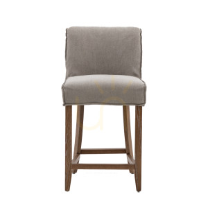 Stołek barowy Gallery Direct Tarnby taupe dąb 67,5 cm 2 szt.