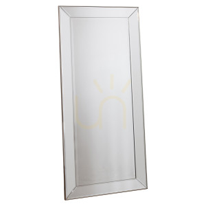 Lustro Gallery Direct Baskin 60x135 cm szampańskie fazowane