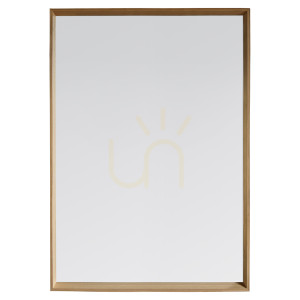 Lustro Gallery Direct Comet dąb 74x104,5 cm
