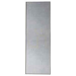Lustro stojące Gallery Direct Hurston brązowe metalowe 50x170 cm
