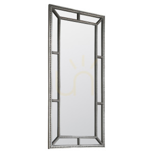Lustro stojące Gallery Direct Lawson Leaner pewter 79x157,5 cm 5055999201216