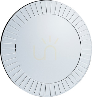 Lustro okrągłe Gallery Direct Mondello 90 cm srebrne mozaikowe 5055299468814